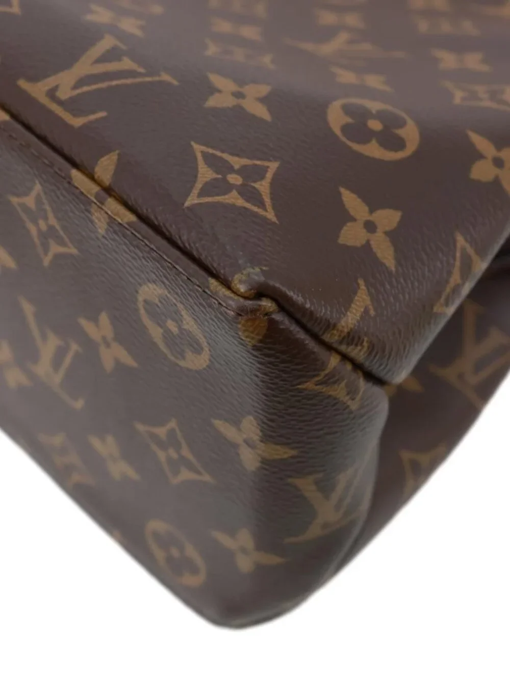 Louis Vuitton  Petit Palais Monogram Canvas Shoulder Bag Brown